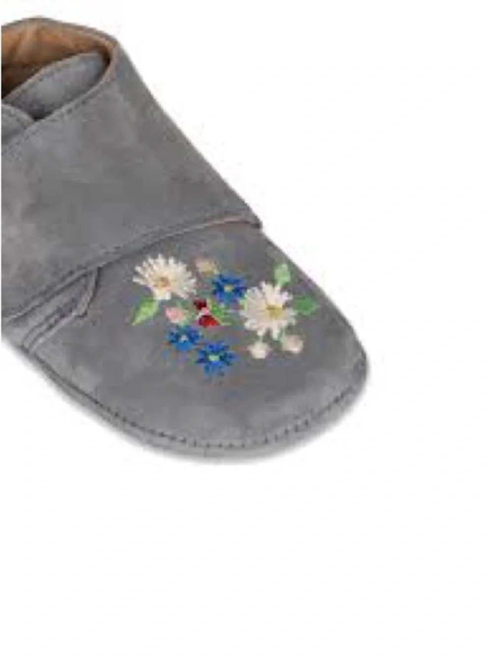 NIB $65 Konges Sløjd Mamour Embroidered Suede Slippers Euro 28, US 10.5